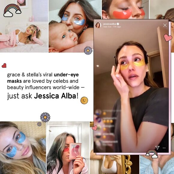 ➡️ 2/$25⬅️ Grace & Stella—Gold ⚡️Energizing⚡️ Eye Masks—6 Pairs *New* - Picture 9 of 10